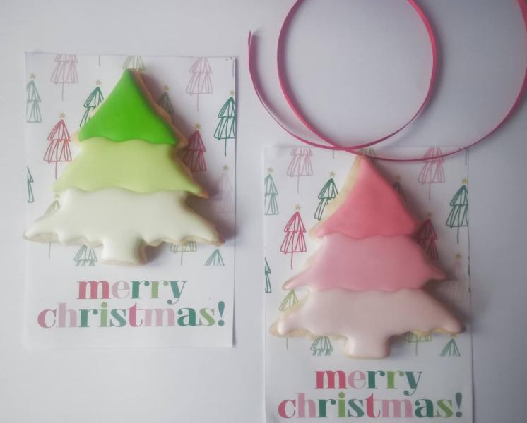 Gradient Christmas trees